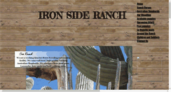 Desktop Screenshot of ironsideranch.com