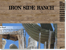 Tablet Screenshot of ironsideranch.com